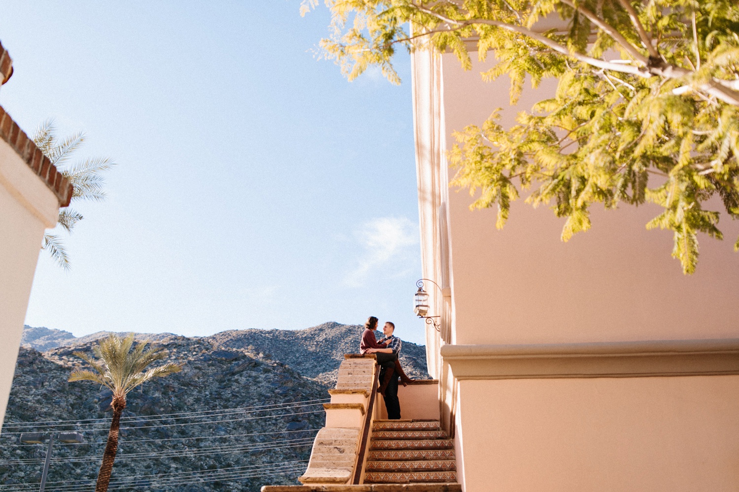 Jaclyn + Tyler | a stylish, adventurous palm springs and joshua tree engagement session by destination wedding photographer Rachel Meagan Photography | 011
