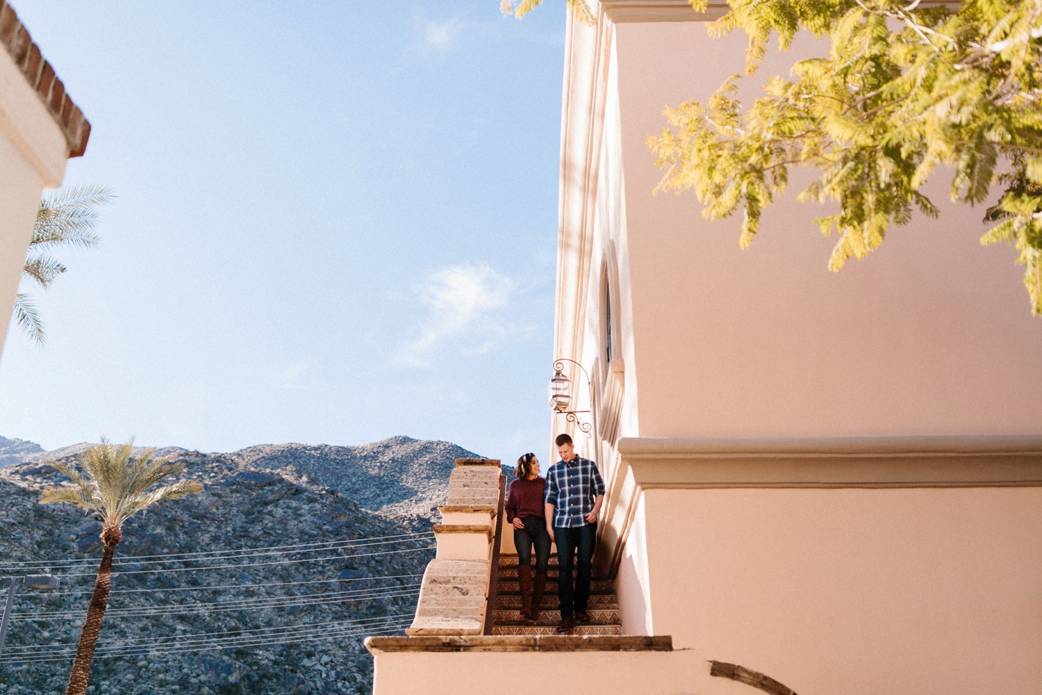 Jaclyn + Tyler | a stylish, adventurous palm springs and joshua tree engagement session by destination wedding photographer Rachel Meagan Photography | 013