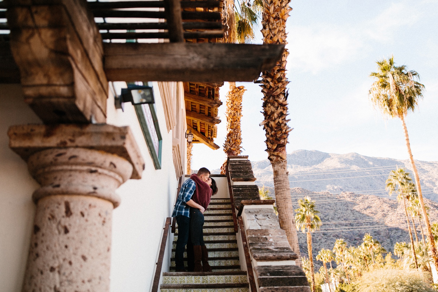 Jaclyn + Tyler | a stylish, adventurous palm springs and joshua tree engagement session by destination wedding photographer Rachel Meagan Photography | 020