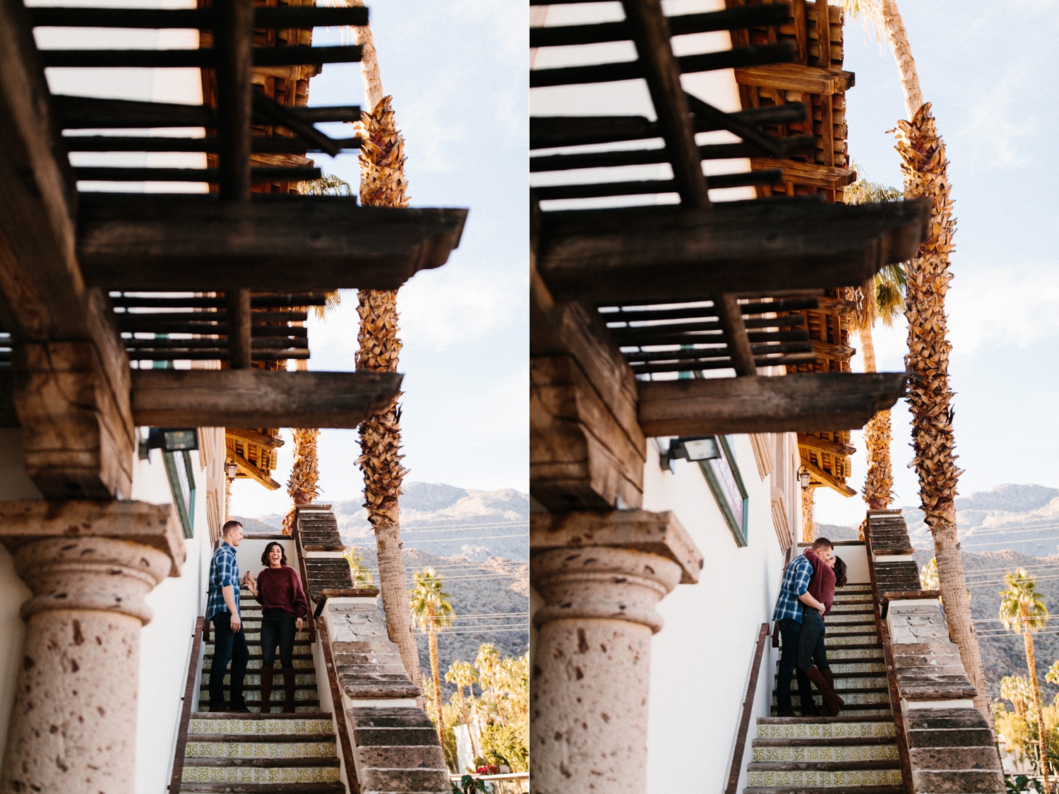 Jaclyn + Tyler | a stylish, adventurous palm springs and joshua tree engagement session by destination wedding photographer Rachel Meagan Photography | 021