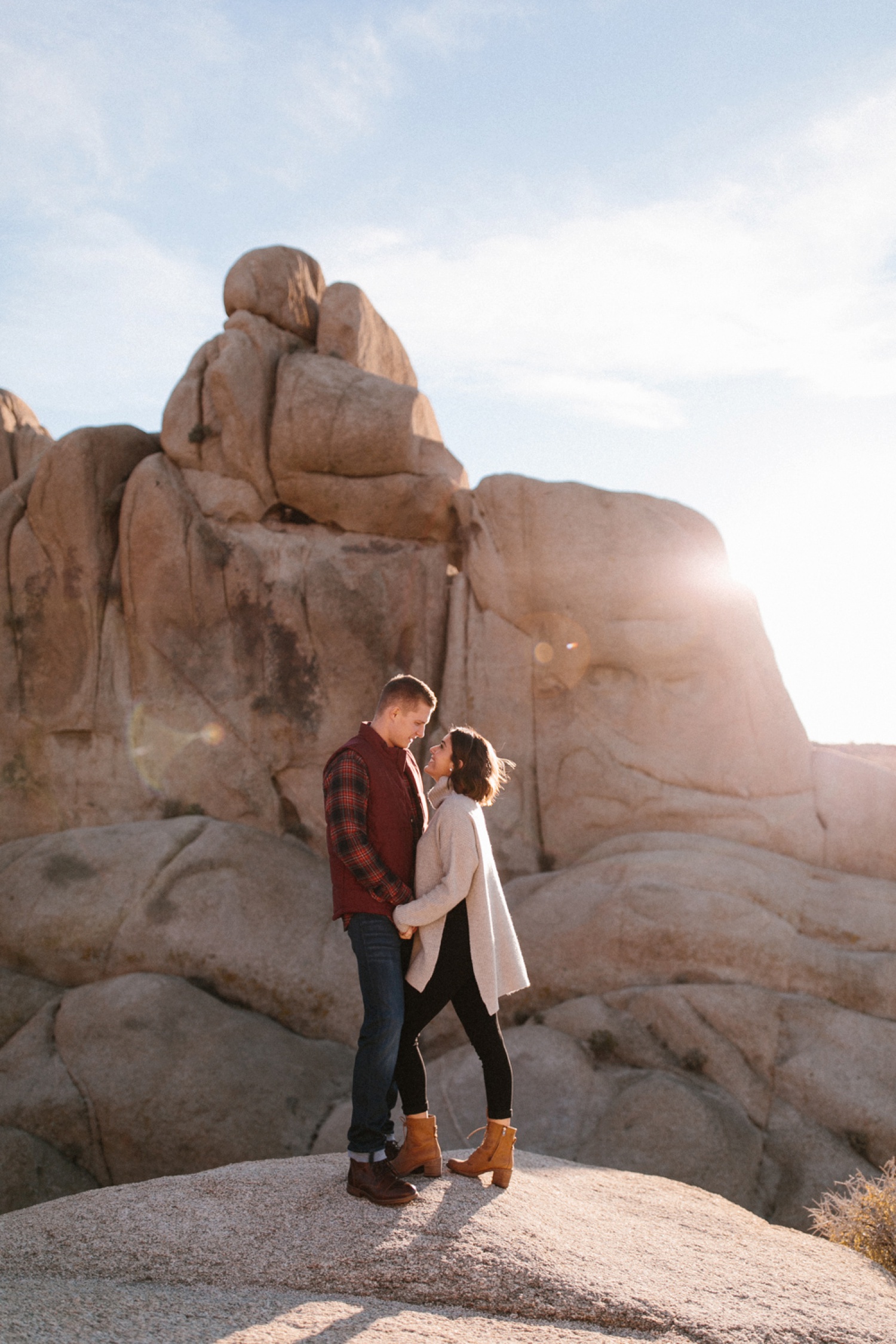 Jaclyn + Tyler | a stylish, adventurous palm springs and joshua tree engagement session by destination wedding photographer Rachel Meagan Photography | 034