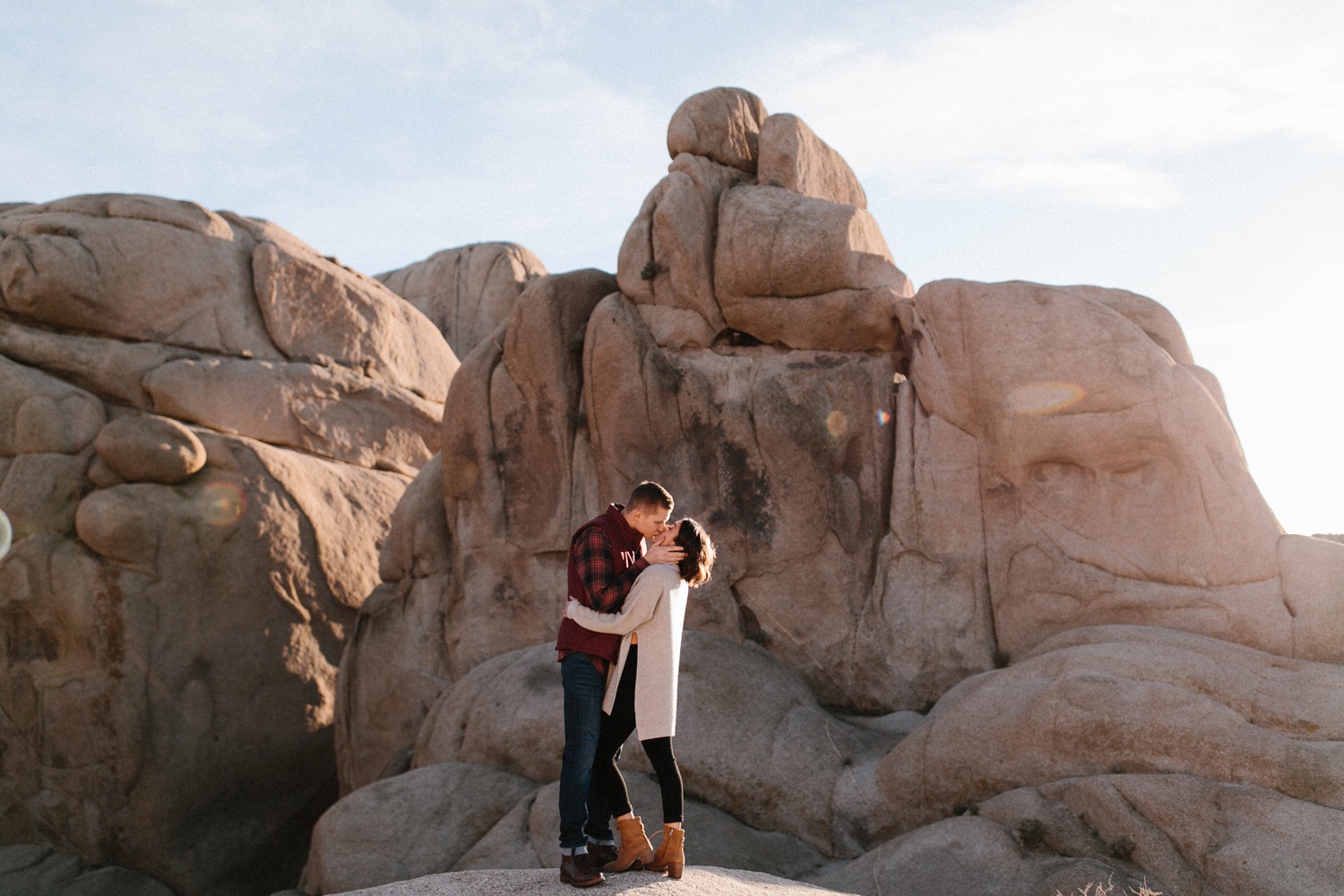 Jaclyn + Tyler | a stylish, adventurous palm springs and joshua tree engagement session by destination wedding photographer Rachel Meagan Photography | 036
