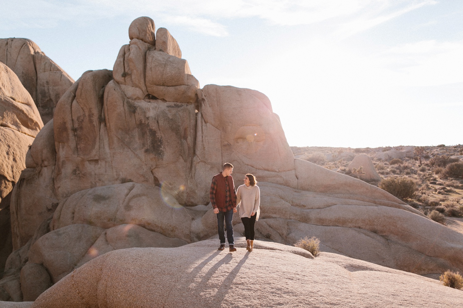 Jaclyn + Tyler | a stylish, adventurous palm springs and joshua tree engagement session by destination wedding photographer Rachel Meagan Photography | 037