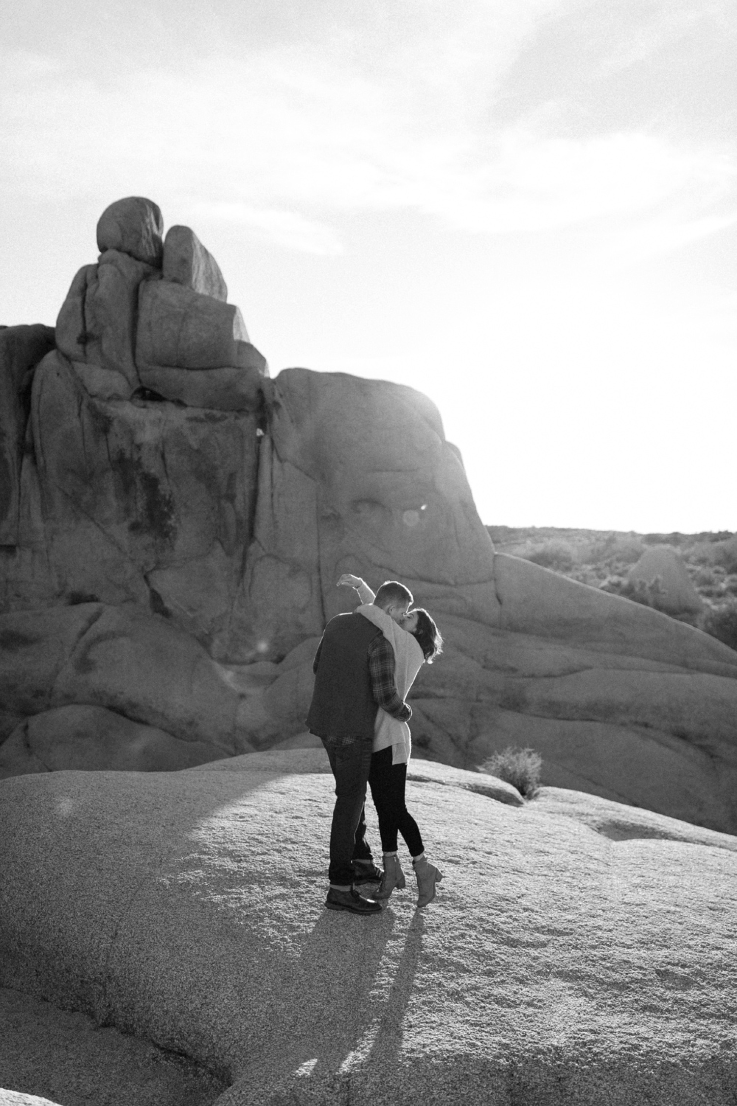 Jaclyn + Tyler | a stylish, adventurous palm springs and joshua tree engagement session by destination wedding photographer Rachel Meagan Photography | 039