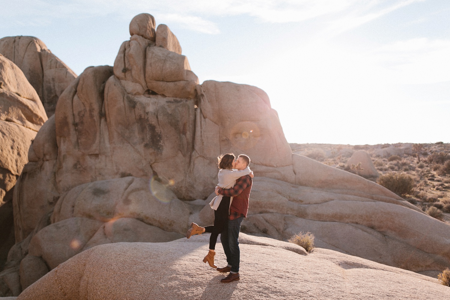 Jaclyn + Tyler | a stylish, adventurous palm springs and joshua tree engagement session by destination wedding photographer Rachel Meagan Photography | 040