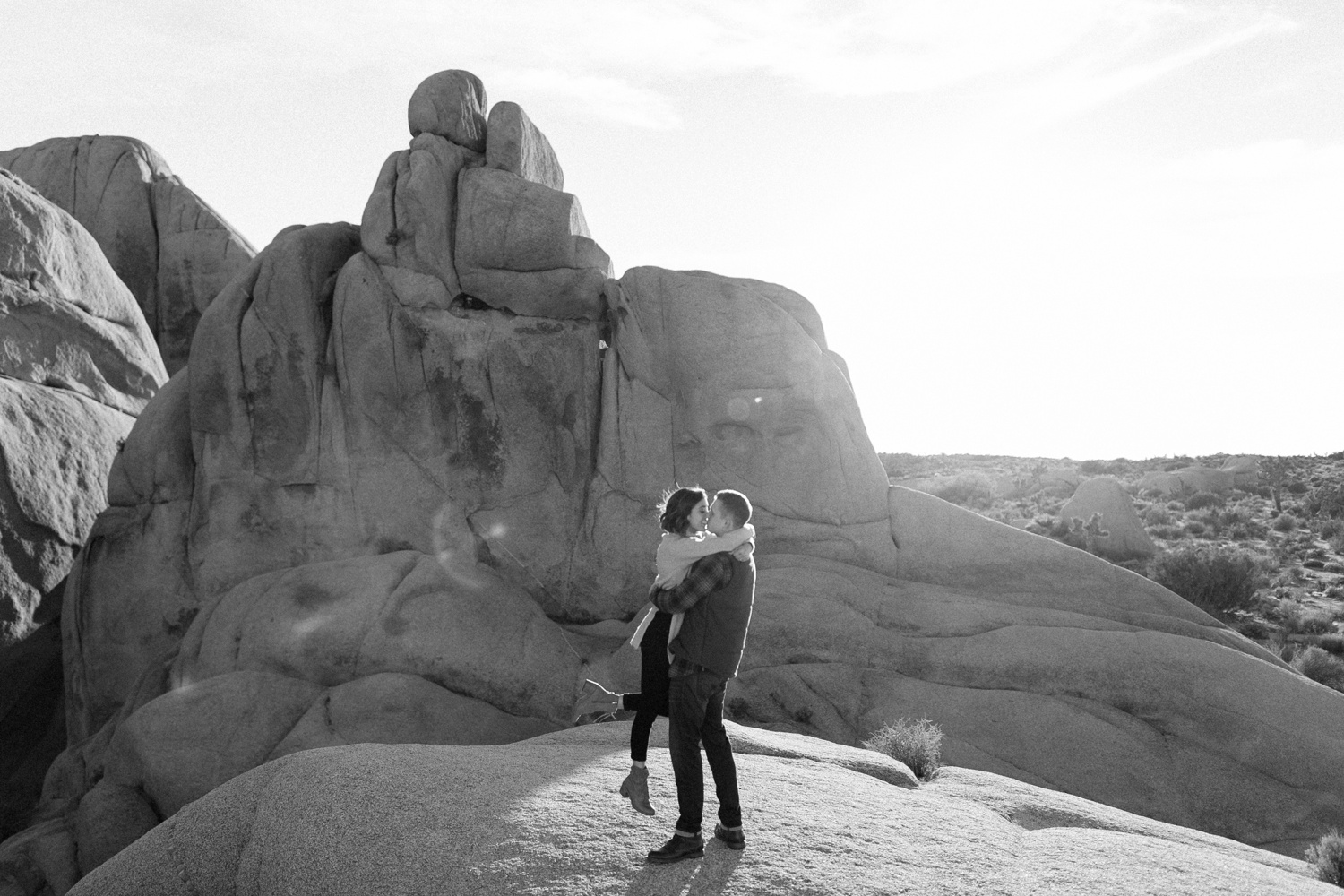 Jaclyn + Tyler | a stylish, adventurous palm springs and joshua tree engagement session by destination wedding photographer Rachel Meagan Photography | 041
