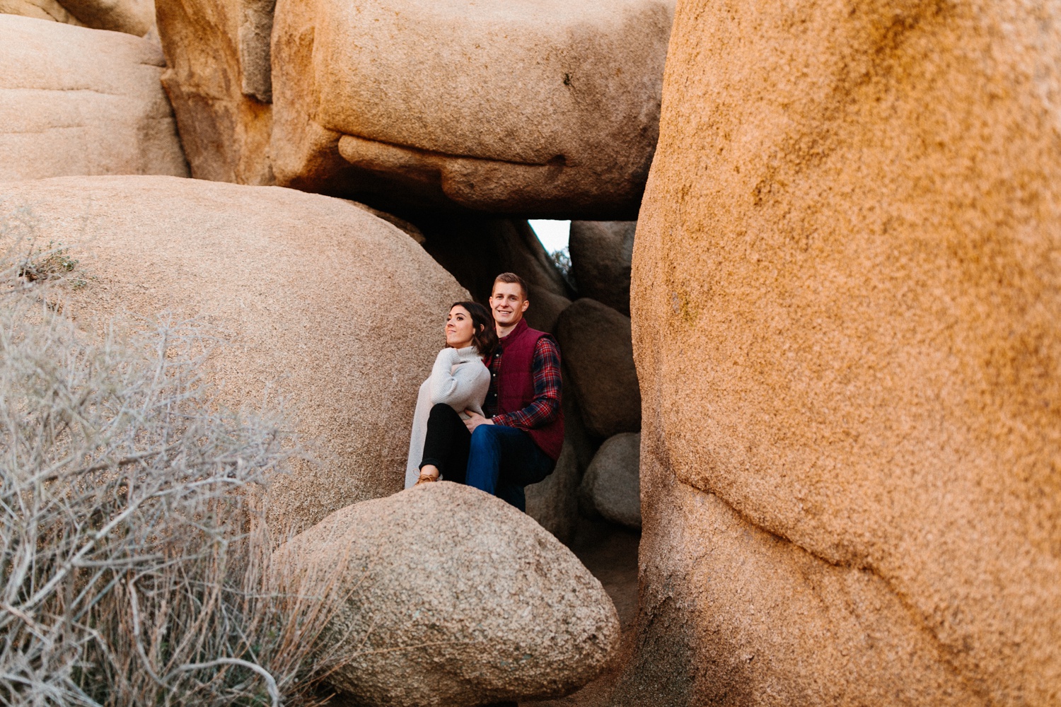 Jaclyn + Tyler | a stylish, adventurous palm springs and joshua tree engagement session by destination wedding photographer Rachel Meagan Photography | 059