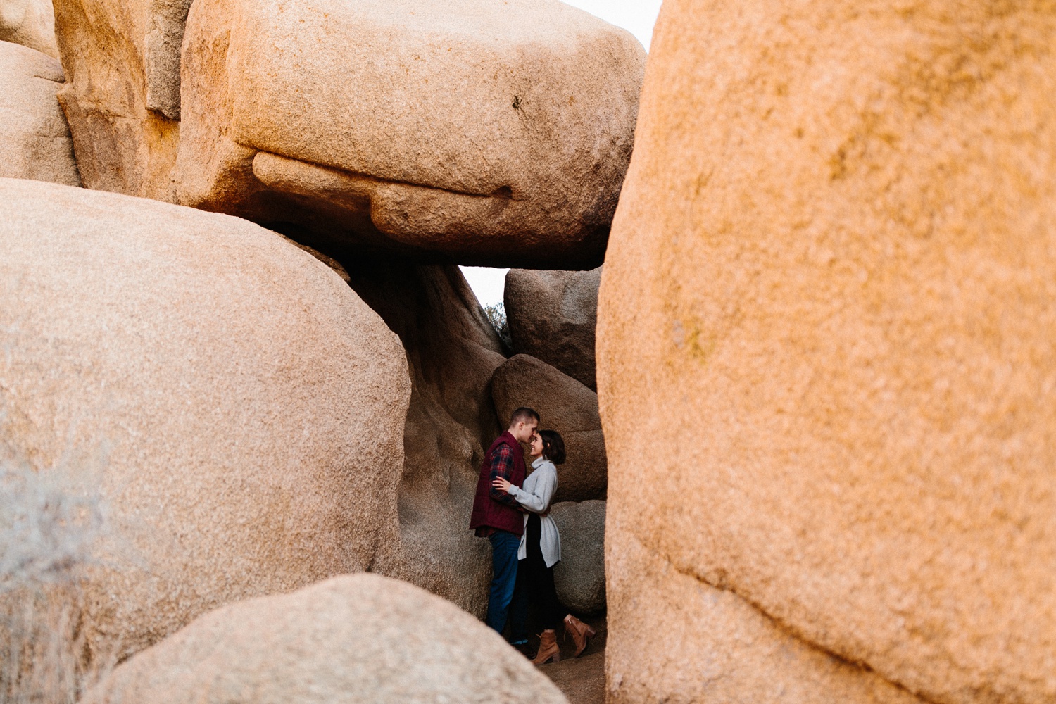 Jaclyn + Tyler | a stylish, adventurous palm springs and joshua tree engagement session by destination wedding photographer Rachel Meagan Photography | 061