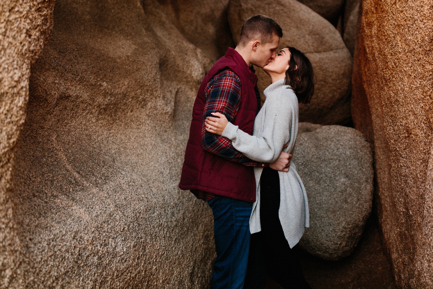 Jaclyn + Tyler | a stylish, adventurous palm springs and joshua tree engagement session by destination wedding photographer Rachel Meagan Photography | 065