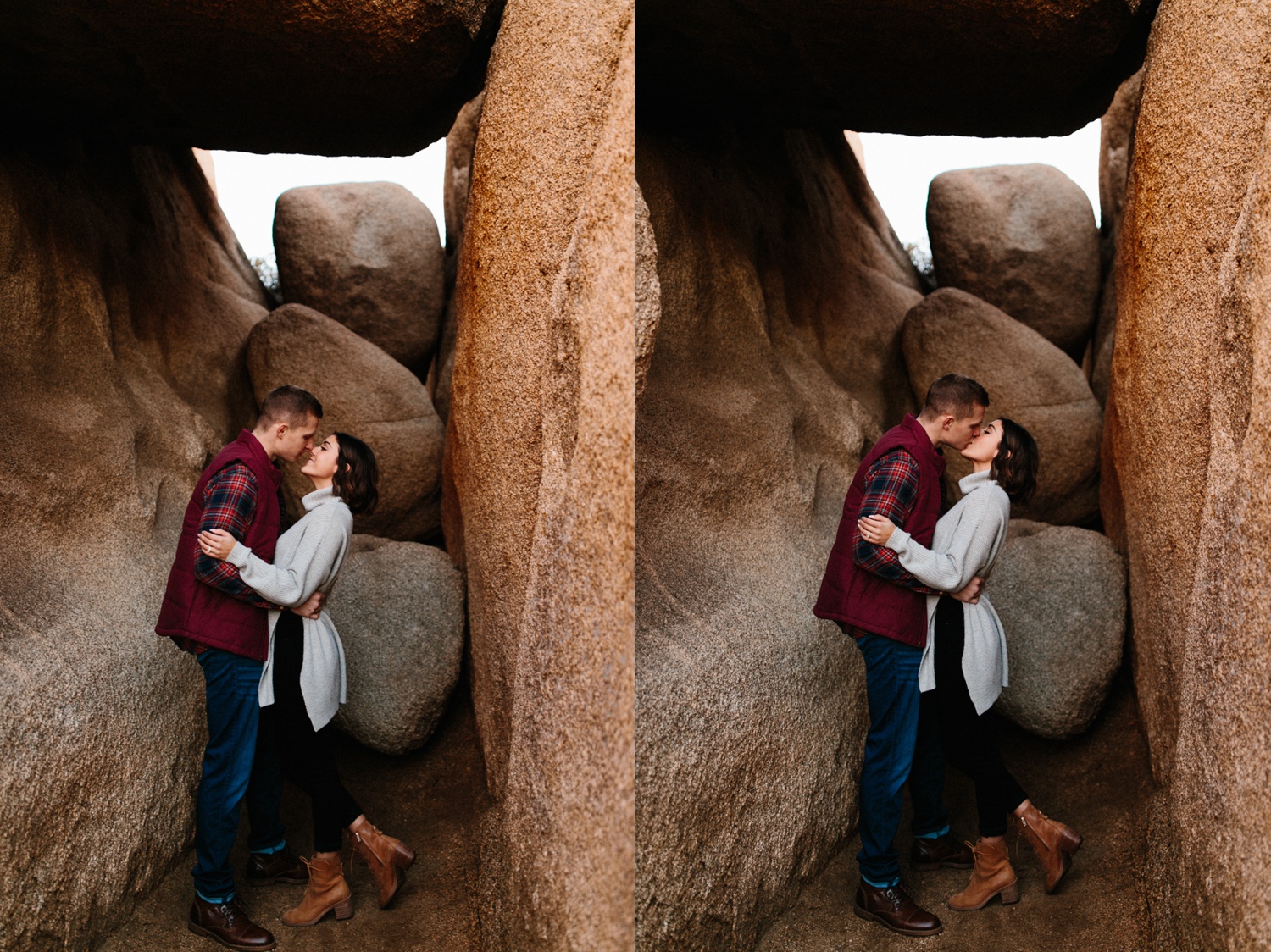 Jaclyn + Tyler | a stylish, adventurous palm springs and joshua tree engagement session by destination wedding photographer Rachel Meagan Photography | 066