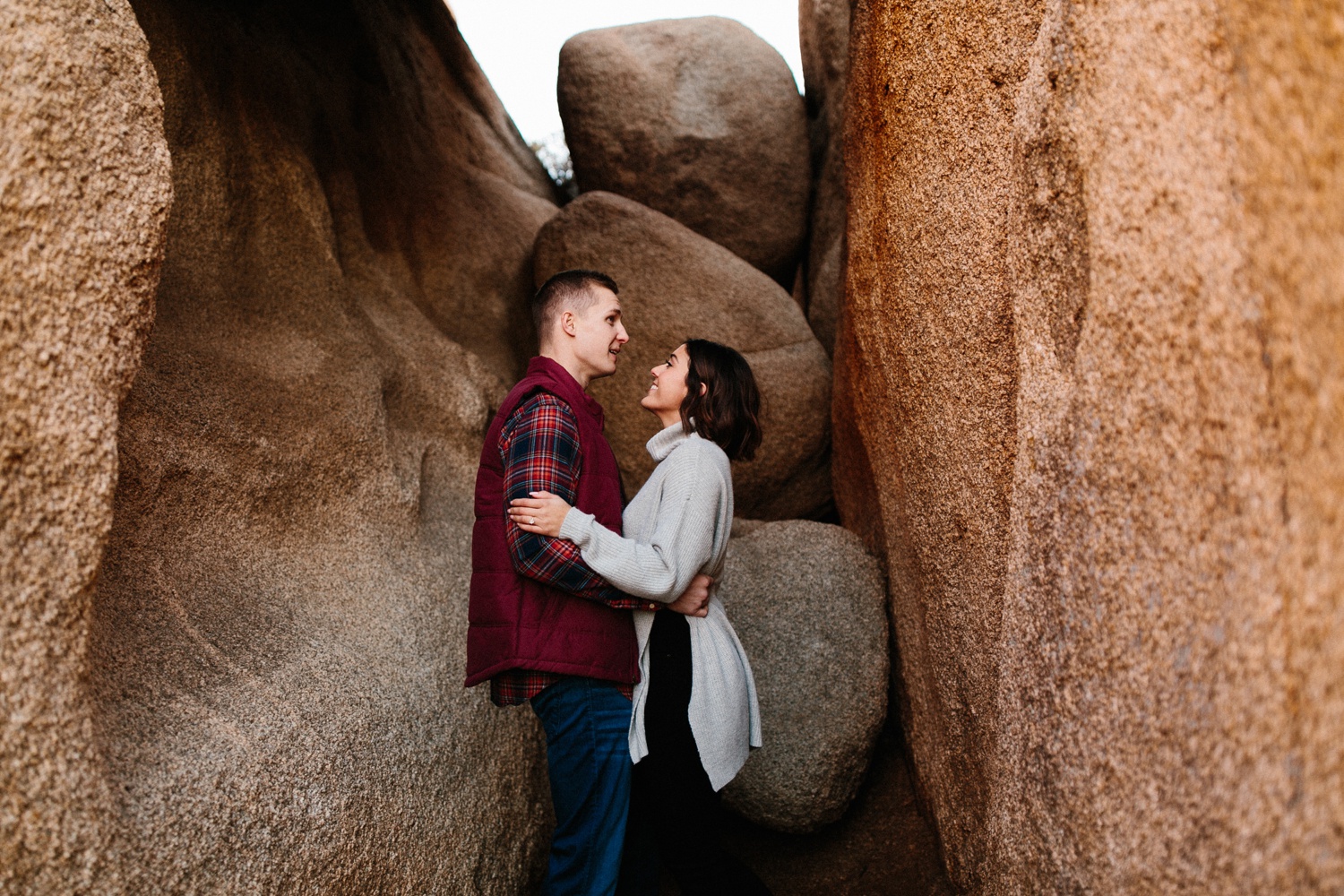 Jaclyn + Tyler | a stylish, adventurous palm springs and joshua tree engagement session by destination wedding photographer Rachel Meagan Photography | 067