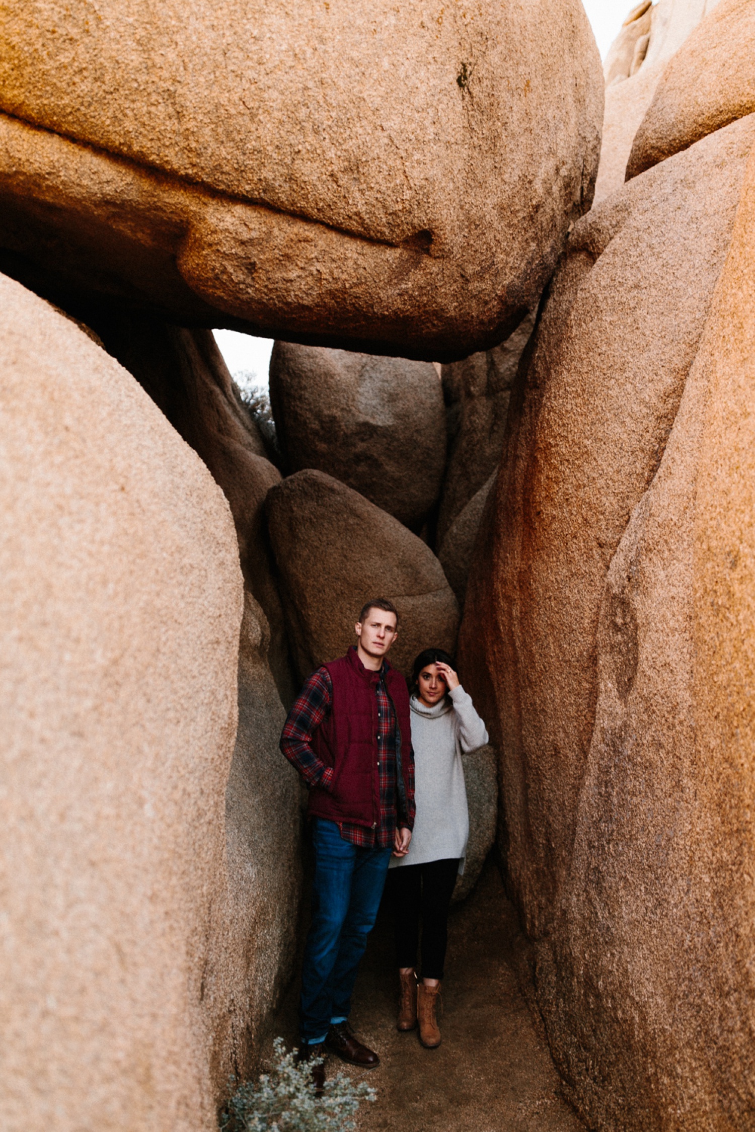 Jaclyn + Tyler | a stylish, adventurous palm springs and joshua tree engagement session by destination wedding photographer Rachel Meagan Photography | 068