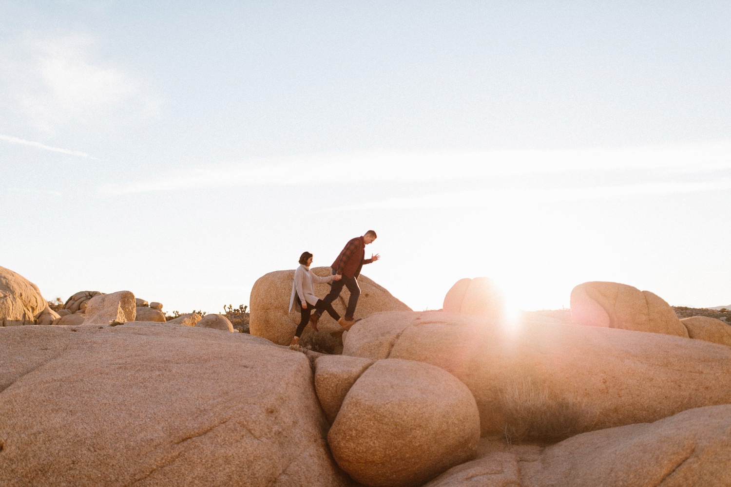 Jaclyn + Tyler | a stylish, adventurous palm springs and joshua tree engagement session by destination wedding photographer Rachel Meagan Photography | 079
