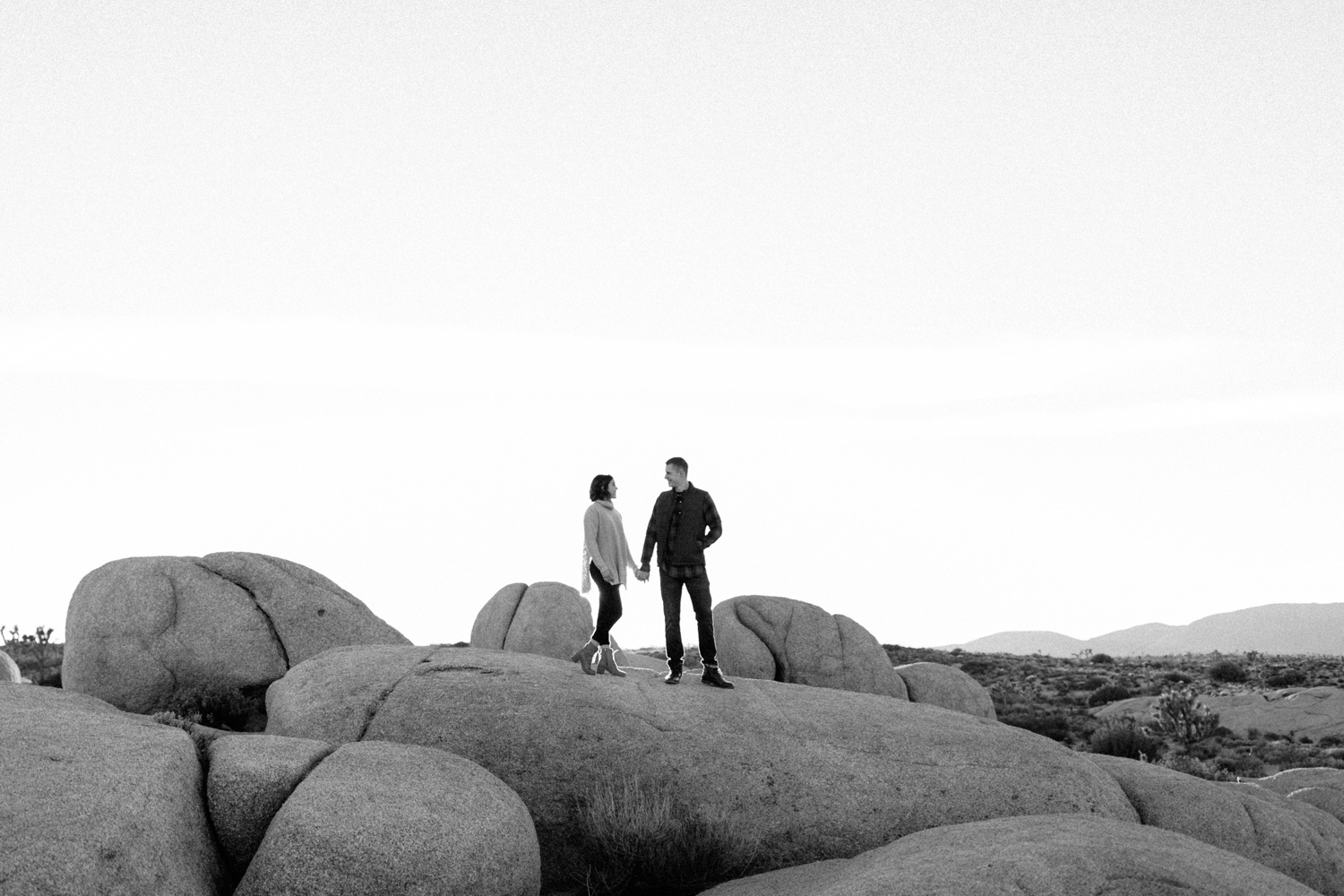 Jaclyn + Tyler | a stylish, adventurous palm springs and joshua tree engagement session by destination wedding photographer Rachel Meagan Photography | 081