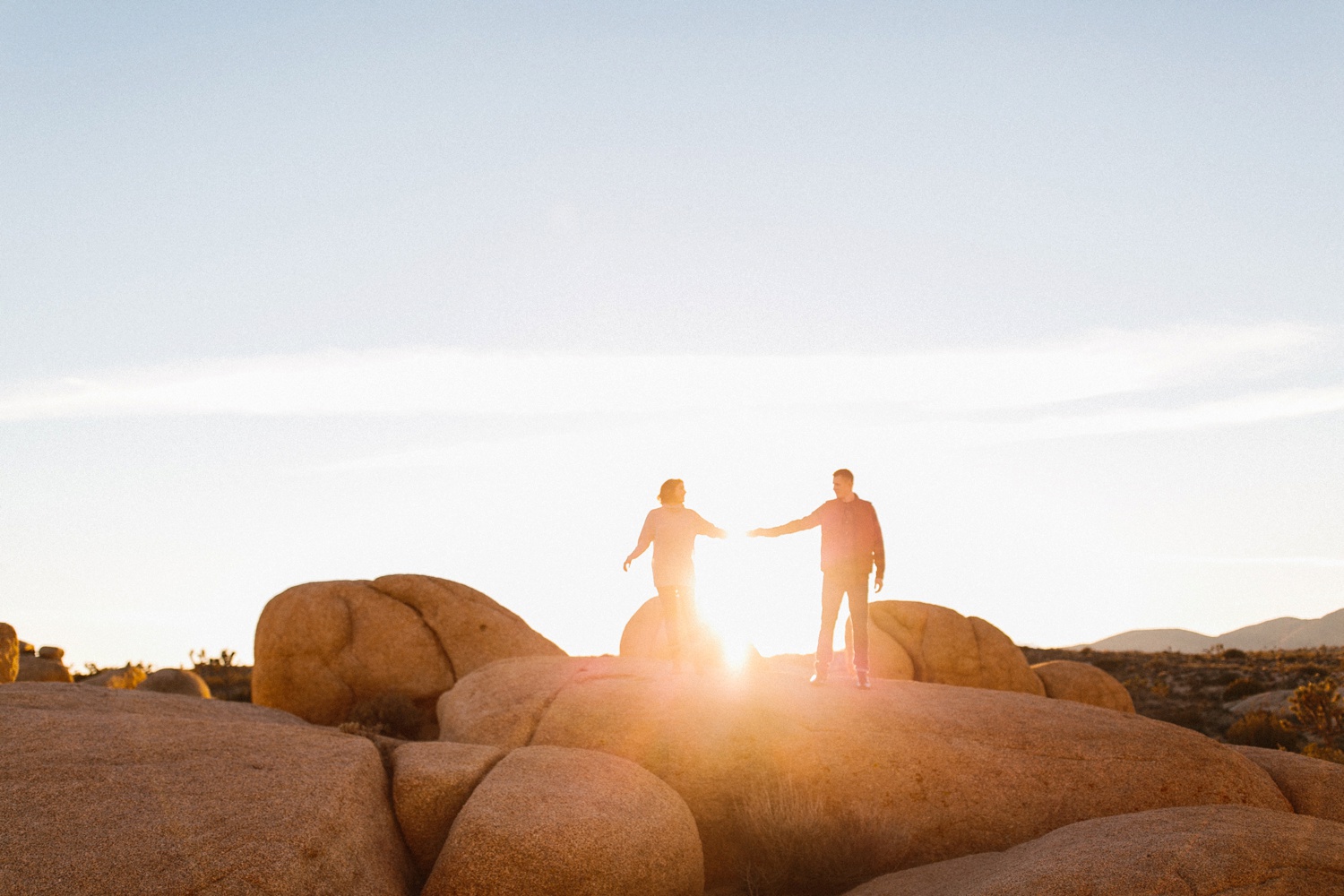 Jaclyn + Tyler | a stylish, adventurous palm springs and joshua tree engagement session by destination wedding photographer Rachel Meagan Photography | 083