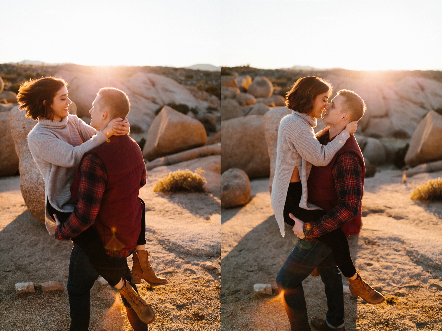 Jaclyn + Tyler | a stylish, adventurous palm springs and joshua tree engagement session by destination wedding photographer Rachel Meagan Photography | 090