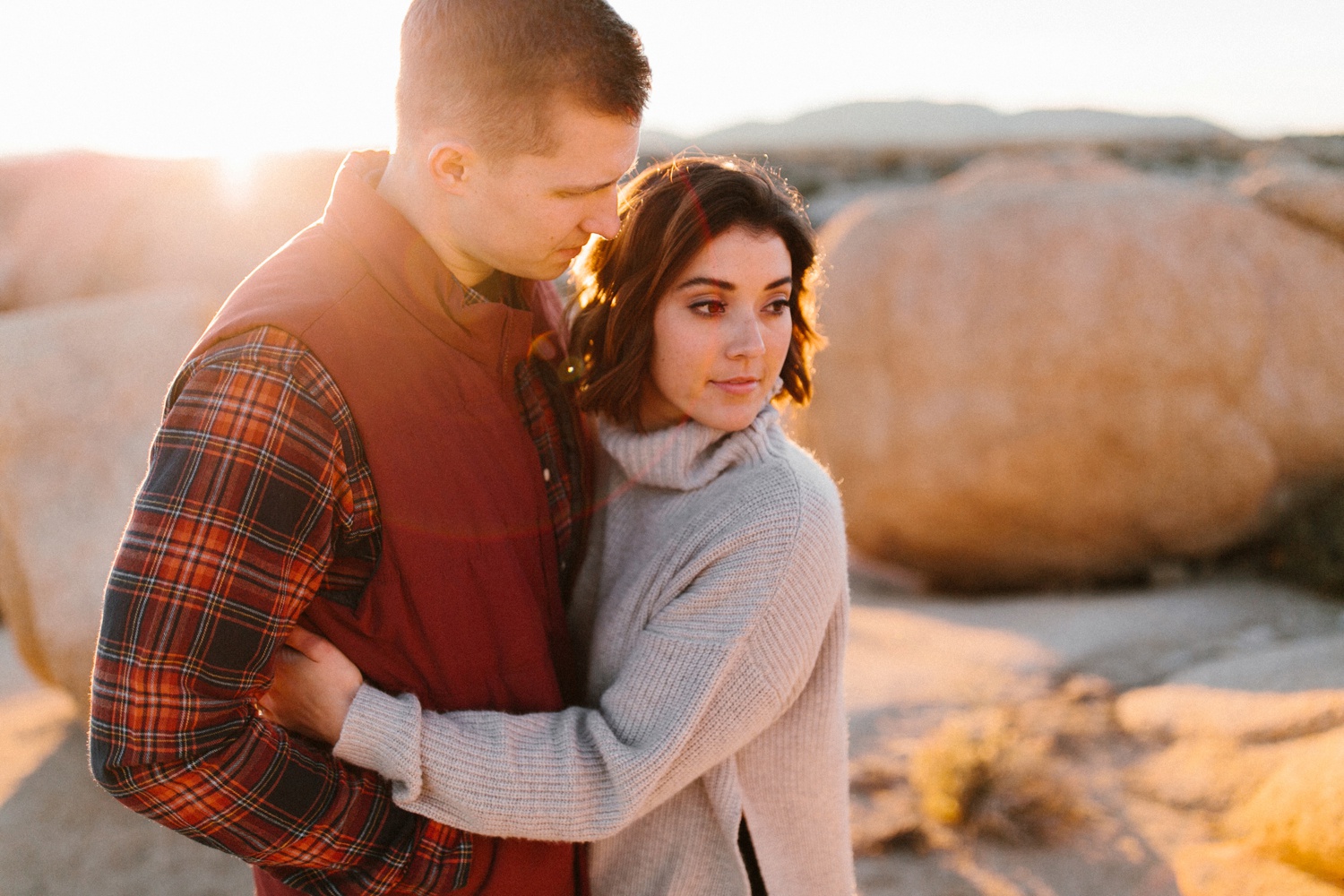 Jaclyn + Tyler | a stylish, adventurous palm springs and joshua tree engagement session by destination wedding photographer Rachel Meagan Photography | 094