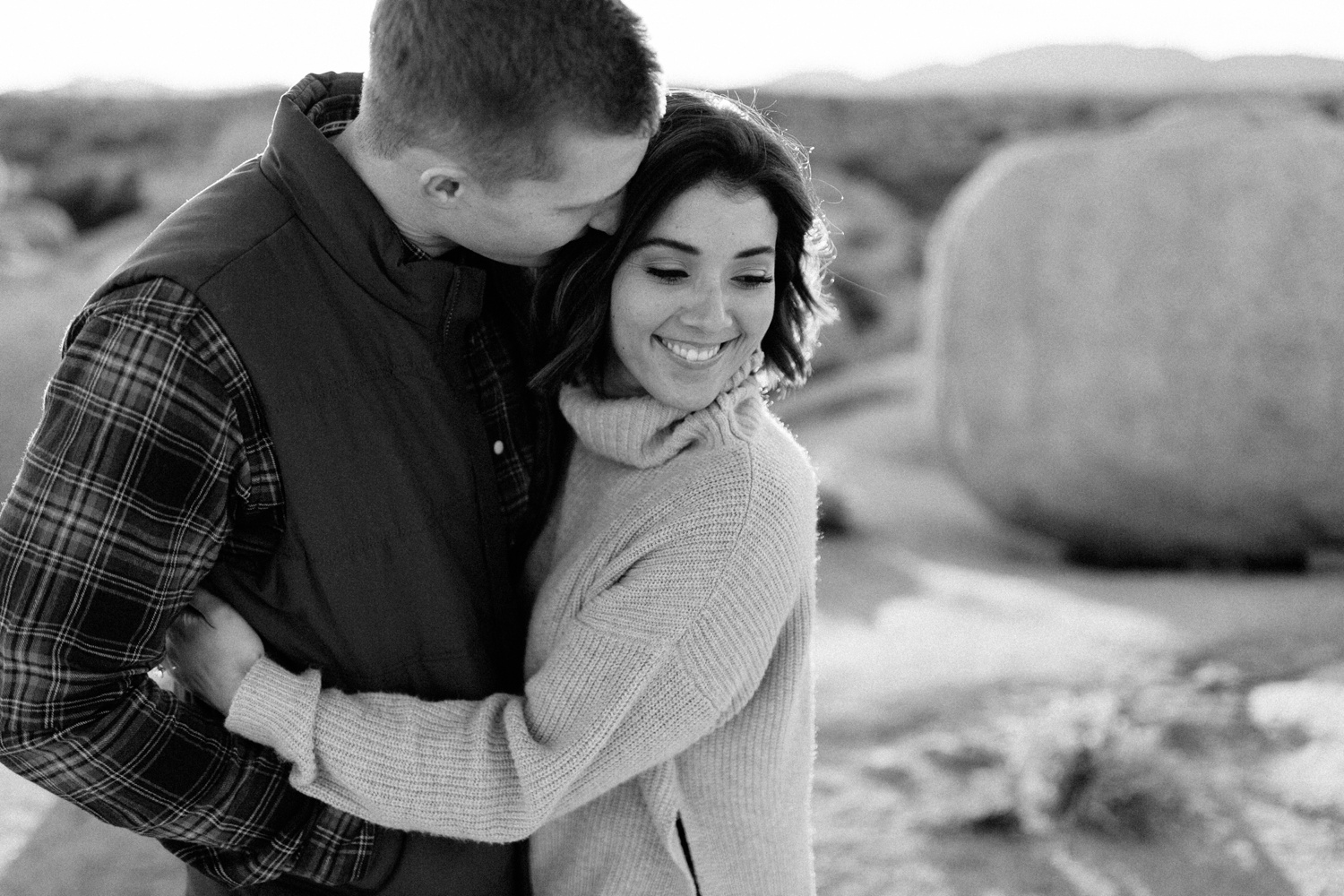 Jaclyn + Tyler | a stylish, adventurous palm springs and joshua tree engagement session by destination wedding photographer Rachel Meagan Photography | 095