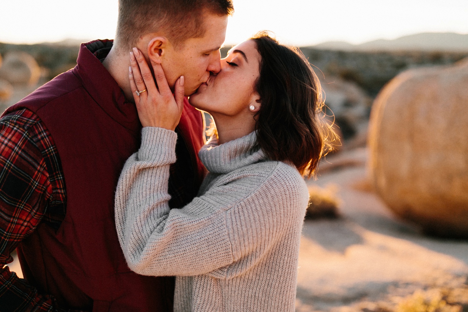 Jaclyn + Tyler | a stylish, adventurous palm springs and joshua tree engagement session by destination wedding photographer Rachel Meagan Photography | 097
