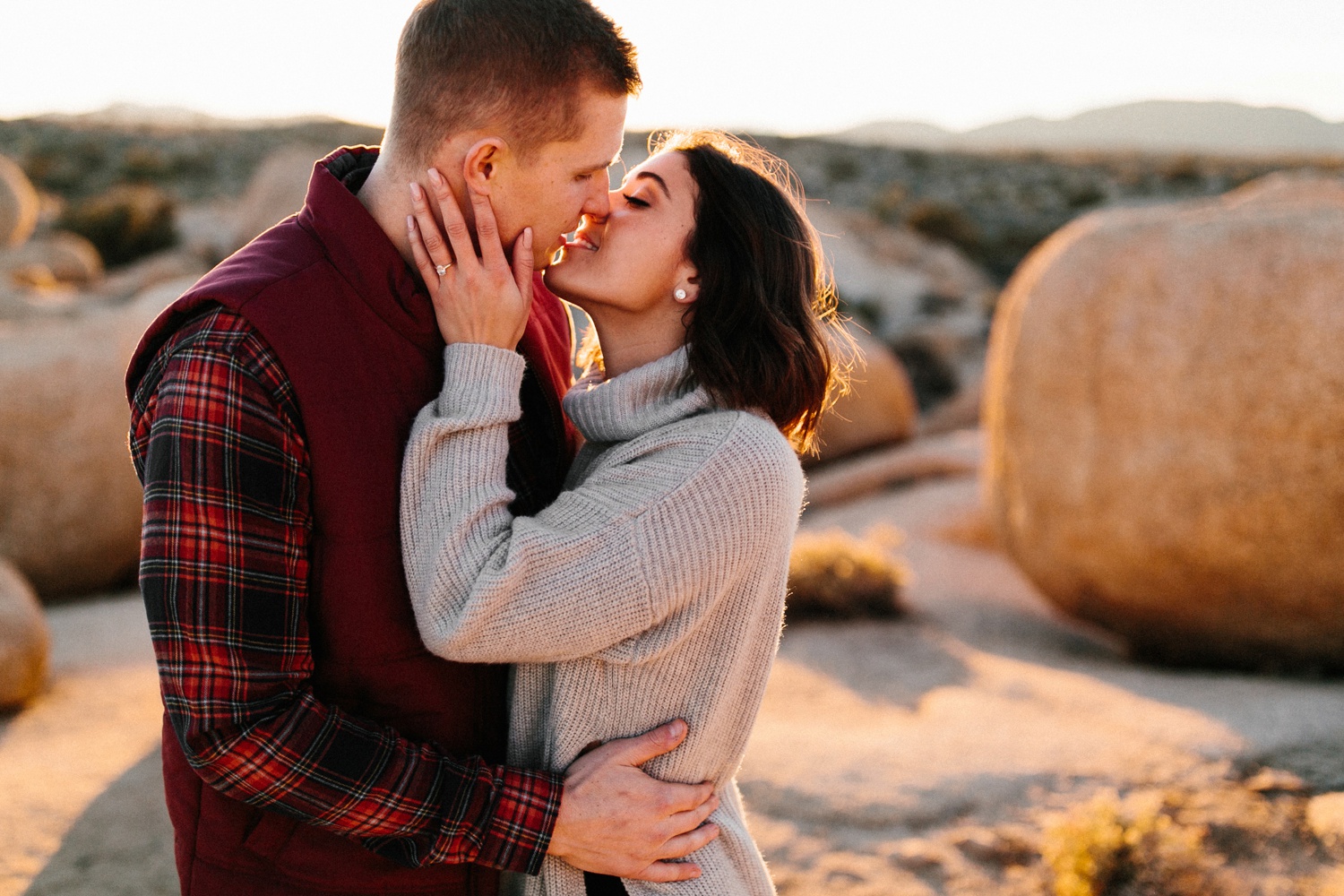 Jaclyn + Tyler | a stylish, adventurous palm springs and joshua tree engagement session by destination wedding photographer Rachel Meagan Photography | 099