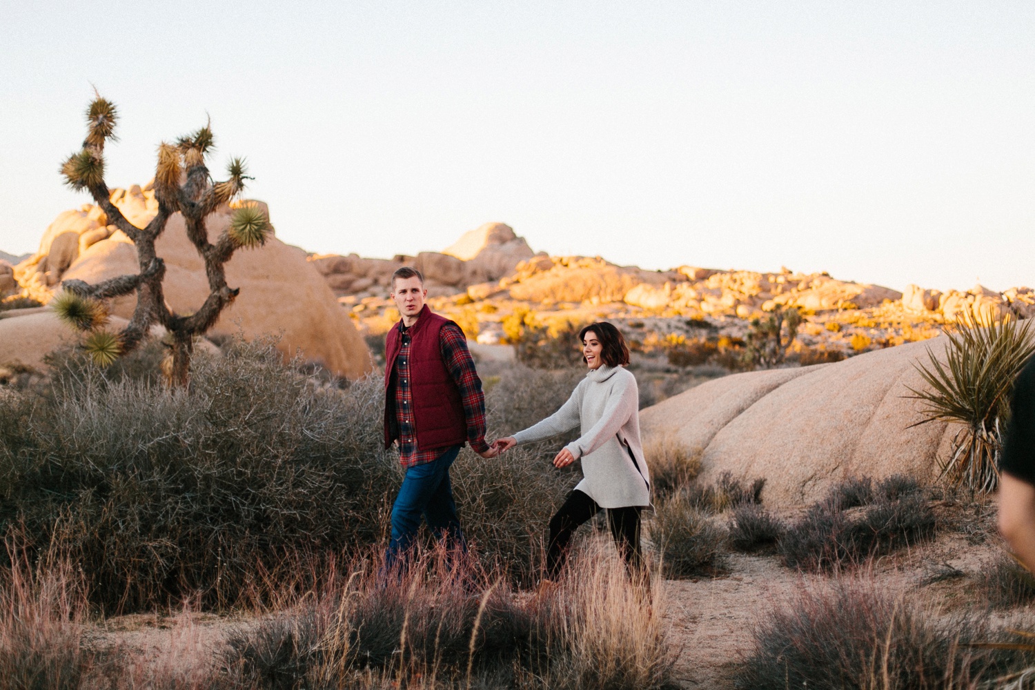 Jaclyn + Tyler | a stylish, adventurous palm springs and joshua tree engagement session by destination wedding photographer Rachel Meagan Photography | 112