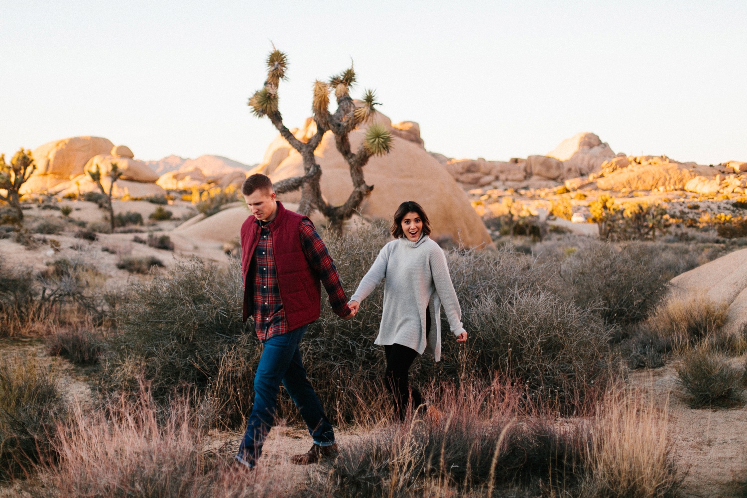 Jaclyn + Tyler | a stylish, adventurous palm springs and joshua tree engagement session by destination wedding photographer Rachel Meagan Photography | 113