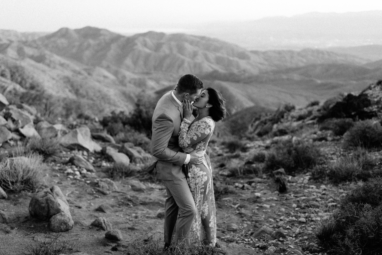Jaclyn + Tyler | a stylish, adventurous palm springs and joshua tree engagement session by destination wedding photographer Rachel Meagan Photography | 120