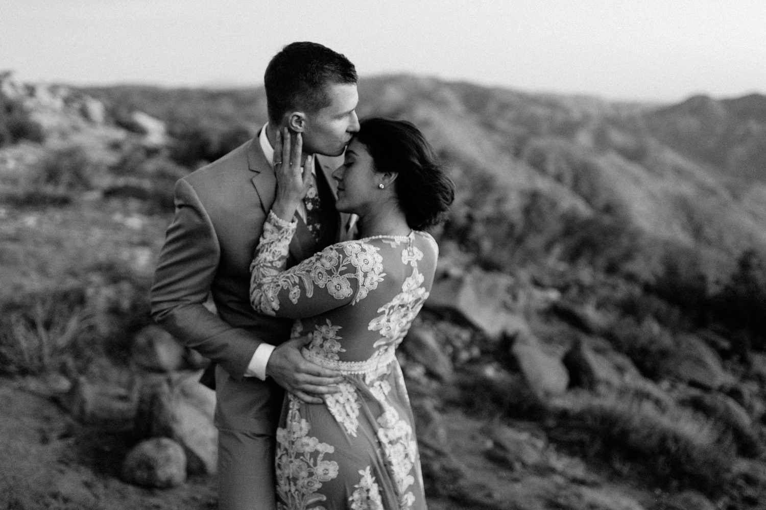 Jaclyn + Tyler | a stylish, adventurous palm springs and joshua tree engagement session by destination wedding photographer Rachel Meagan Photography | 125