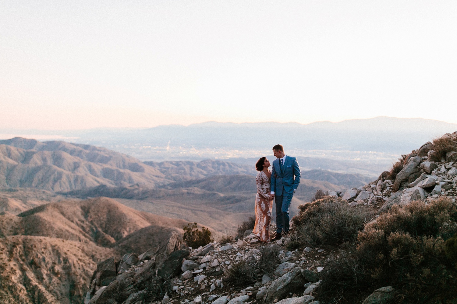 Jaclyn + Tyler | a stylish, adventurous palm springs and joshua tree engagement session by destination wedding photographer Rachel Meagan Photography | 133