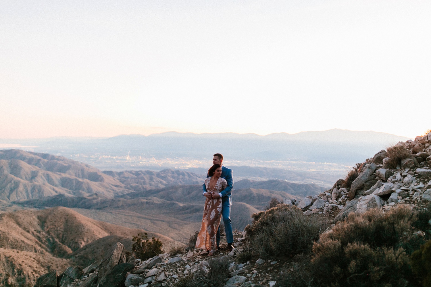 Jaclyn + Tyler | a stylish, adventurous palm springs and joshua tree engagement session by destination wedding photographer Rachel Meagan Photography | 134