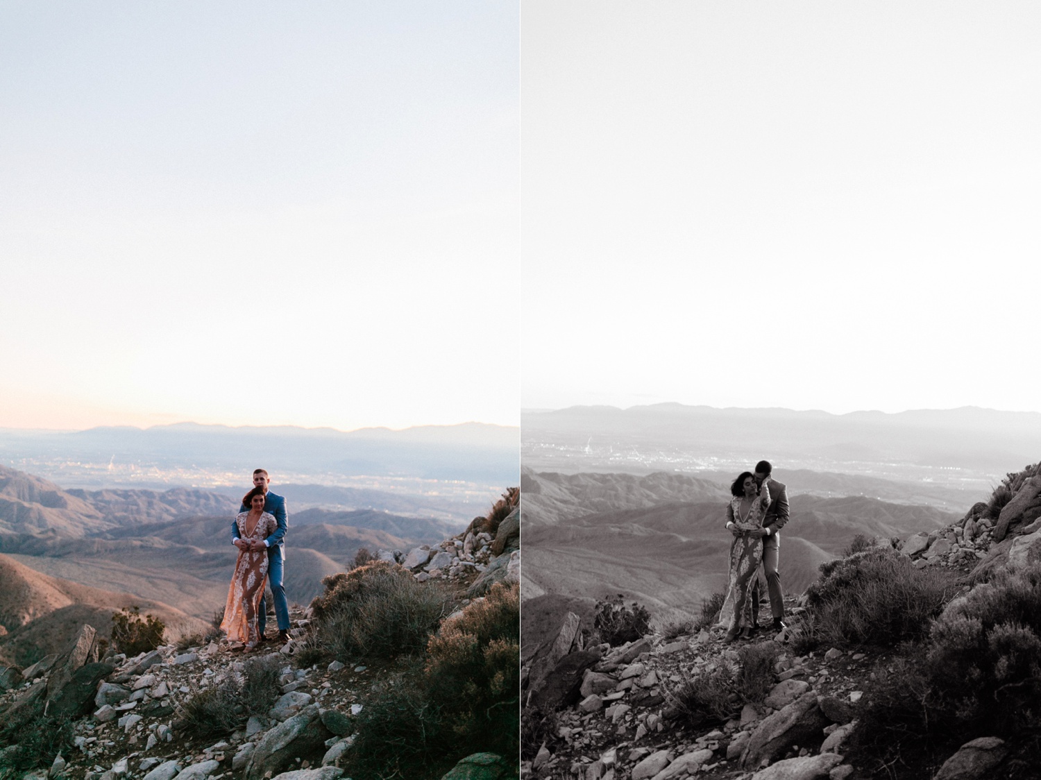 Jaclyn + Tyler | a stylish, adventurous palm springs and joshua tree engagement session by destination wedding photographer Rachel Meagan Photography | 135