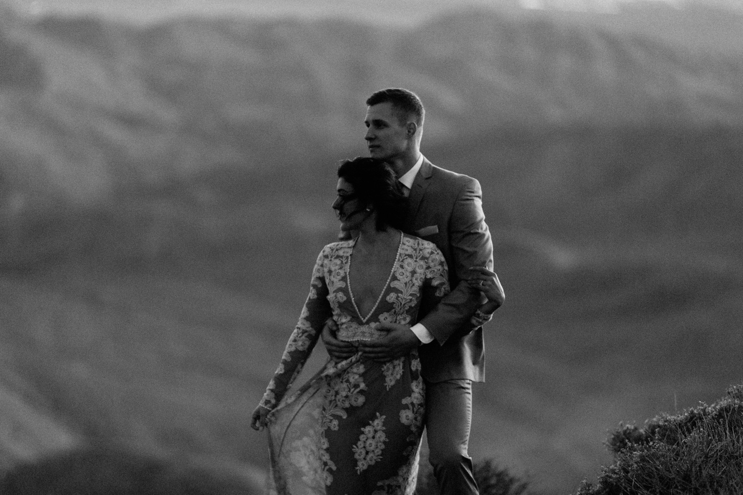 Jaclyn + Tyler | a stylish, adventurous palm springs and joshua tree engagement session by destination wedding photographer Rachel Meagan Photography | 140