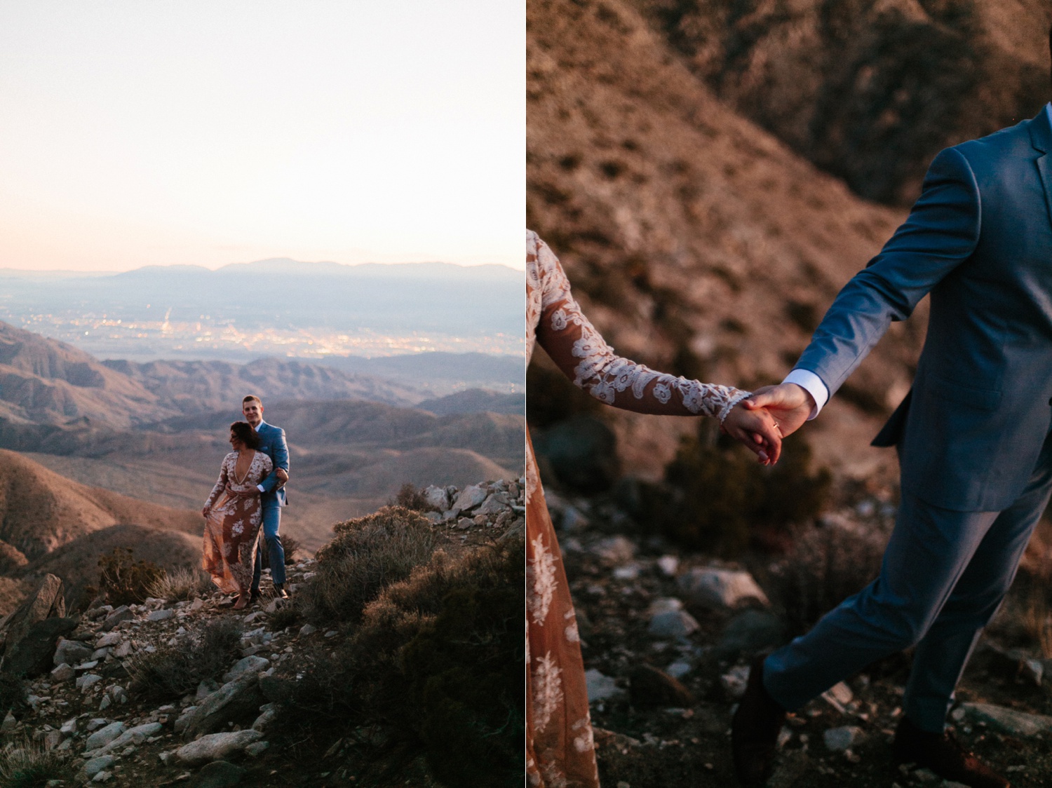 Jaclyn + Tyler | a stylish, adventurous palm springs and joshua tree engagement session by destination wedding photographer Rachel Meagan Photography | 141