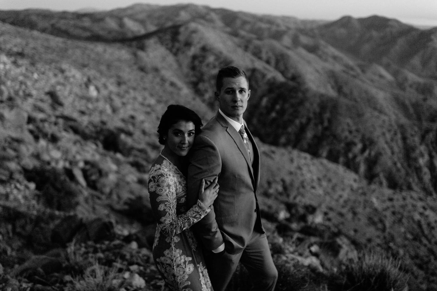 Jaclyn + Tyler | a stylish, adventurous palm springs and joshua tree engagement session by destination wedding photographer Rachel Meagan Photography | 146