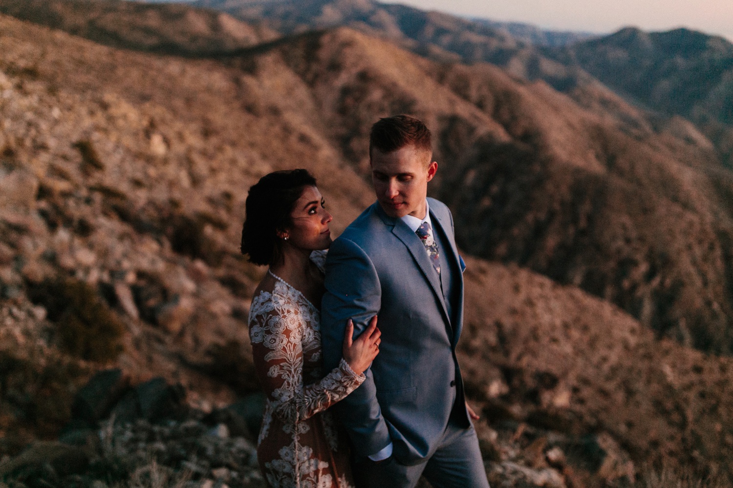 Jaclyn + Tyler | a stylish, adventurous palm springs and joshua tree engagement session by destination wedding photographer Rachel Meagan Photography | 147