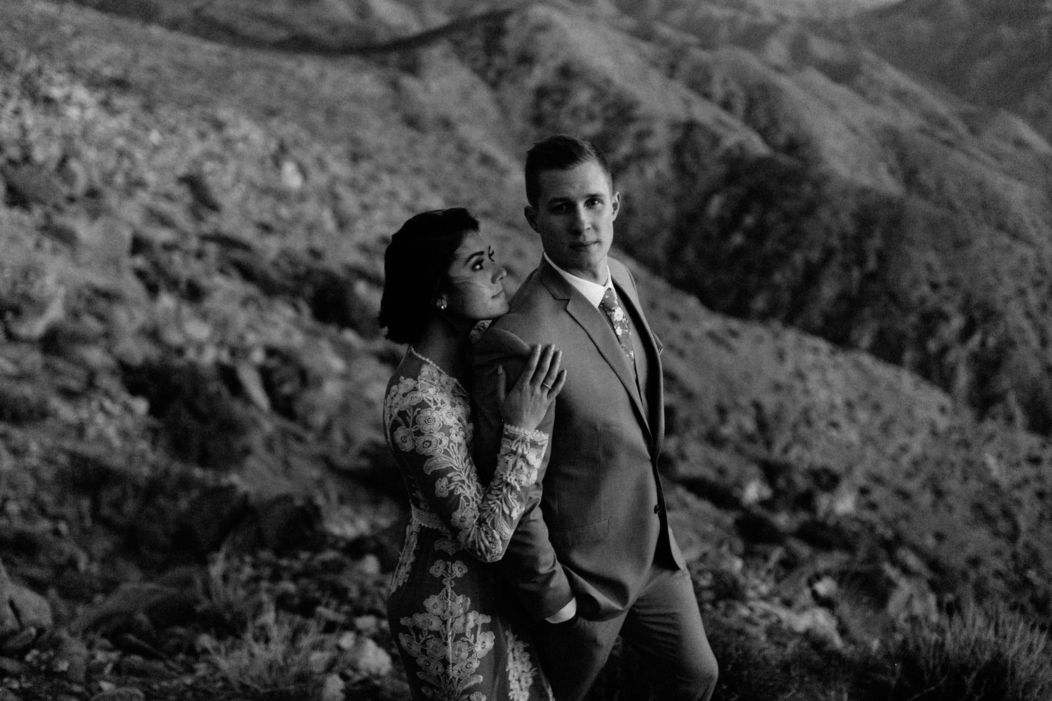 Jaclyn + Tyler | a stylish, adventurous palm springs and joshua tree engagement session by destination wedding photographer Rachel Meagan Photography | 148