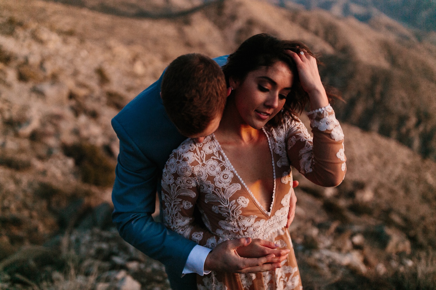 Jaclyn + Tyler | a stylish, adventurous palm springs and joshua tree engagement session by destination wedding photographer Rachel Meagan Photography | 153